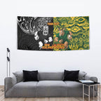Custom New Zealand vs South Africa Tapestry Rugby Rivalry Two Nations One Battle