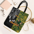 Custom New Zealand vs South Africa Tote Bag Rugby Rivalry Two Nations One Battle