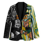 Custom Australia vs New Zealand Blazer Rugby Rivalry Two Nations One Battle