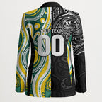 Custom Australia vs New Zealand Blazer Rugby Rivalry Two Nations One Battle