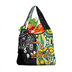 Custom Australia vs New Zealand Grocery Bag Rugby Rivalry Two Nations One Battle