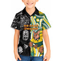 Custom Australia vs New Zealand Kid Hawaiian Shirt Rugby Rivalry Two Nations One Battle
