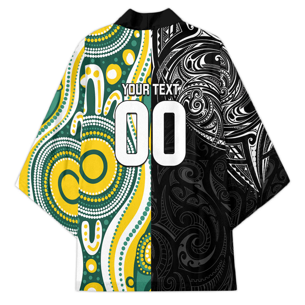 Custom Australia vs New Zealand Kimono Rugby Rivalry Two Nations One Battle