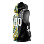 Custom Australia vs New Zealand Sleeveless Hoodie Rugby Rivalry Two Nations One Battle