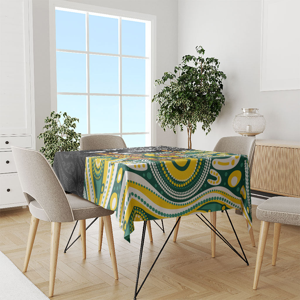 Custom Australia vs New Zealand Tablecloth Rugby Rivalry Two Nations One Battle