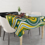 Custom Australia vs New Zealand Tablecloth Rugby Rivalry Two Nations One Battle