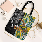 Custom Australia vs New Zealand Tote Bag Rugby Rivalry Two Nations One Battle