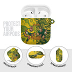 Custom Australia vs South Africa AirPods Case Wallabies vs Springboks Two Nations One Battle