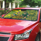 Custom Australia vs South Africa Auto Sun Shade Wallabies vs Springboks Two Nations One Battle