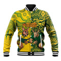 Custom Australia vs South Africa Baseball Jacket Wallabies vs Springboks Two Nations One Battle