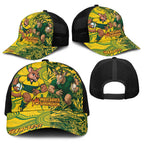 Personalised Australia vs South Africa Baseball Net Cap Wallabies vs Springboks Two Nations One Battle