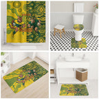 Custom Australia vs South Africa Bathroom Set Wallabies vs Springboks Two Nations One Battle