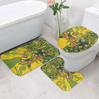 Custom Australia vs South Africa Bathroom Set Wallabies vs Springboks Two Nations One Battle