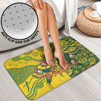 Custom Australia vs South Africa Bathroom Set Wallabies vs Springboks Two Nations One Battle