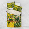 Custom Australia vs South Africa Bedding Set Wallabies vs Springboks Two Nations One Battle