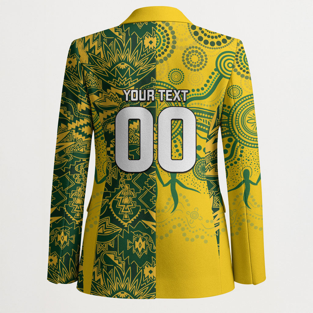Custom Australia vs South Africa Blazer Wallabies vs Springboks Two Nations One Battle