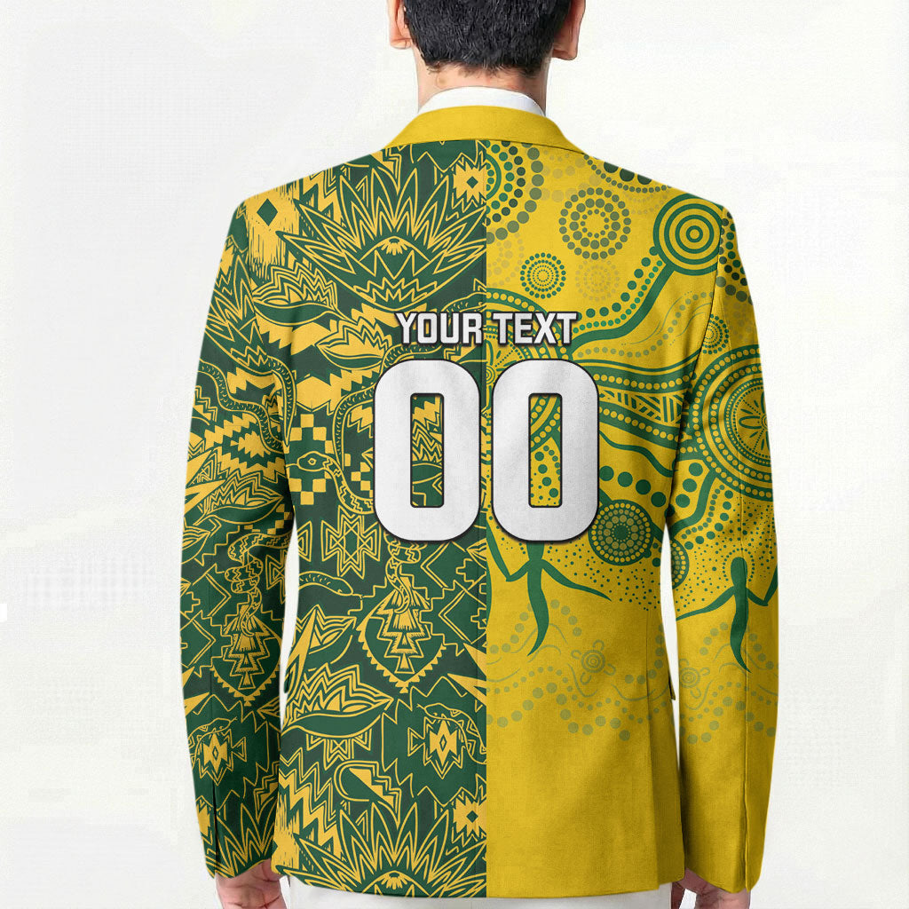 Custom Australia vs South Africa Blazer Wallabies vs Springboks Two Nations One Battle