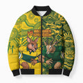 Custom Australia vs South Africa Bomber Puffer Jacket Wallabies vs Springboks Two Nations One Battle