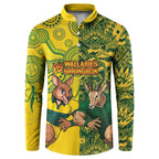 Custom Australia vs South Africa Button Sweatshirt Wallabies vs Springboks Two Nations One Battle