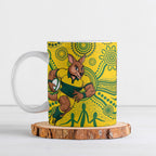 Australia vs South Africa Ceramic Mug Wallabies vs Springboks Two Nations One Battle