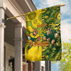 Custom Australia vs South Africa Garden Flag Wallabies vs Springboks Two Nations One Battle
