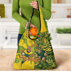Custom Australia vs South Africa Grocery Bag Wallabies vs Springboks Two Nations One Battle
