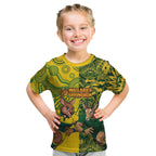 Custom Australia vs South Africa Kid T Shirt Wallabies vs Springboks Two Nations One Battle