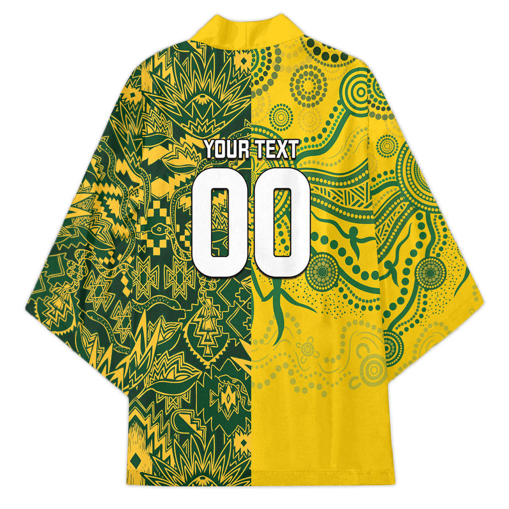 Custom Australia vs South Africa Kimono Wallabies vs Springboks Two Nations One Battle