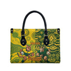Custom Australia vs South Africa Leather Bag Wallabies vs Springboks Two Nations One Battle