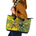 Custom Australia vs South Africa Leather Tote Bag Wallabies vs Springboks Two Nations One Battle