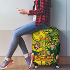 Custom Australia vs South Africa Luggage Cover Wallabies vs Springboks Two Nations One Battle