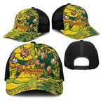 Personalised Australia vs South Africa Mesh Trucker Cap Wallabies vs Springboks Two Nations One Battle