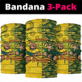 Custom Australia vs South Africa Neck Gaiter Wallabies vs Springboks Two Nations One Battle