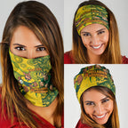 Custom Australia vs South Africa Neck Gaiter Wallabies vs Springboks Two Nations One Battle