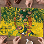 Custom Australia vs South Africa Puzzle Wallabies vs Springboks Two Nations One Battle