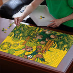Custom Australia vs South Africa Puzzle Wallabies vs Springboks Two Nations One Battle