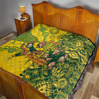 Custom Australia vs South Africa Quilt Wallabies vs Springboks Two Nations One Battle