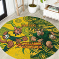 Custom Australia vs South Africa Round Carpet Wallabies vs Springboks Two Nations One Battle