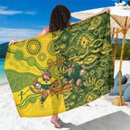 Custom Australia vs South Africa Sarong Wallabies vs Springboks Two Nations One Battle