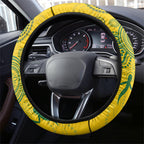 Australia vs South Africa Steering Wheel Cover Wallabies vs Springboks Two Nations One Battle