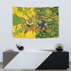 Custom Australia vs South Africa Tapestry Wallabies vs Springboks Two Nations One Battle