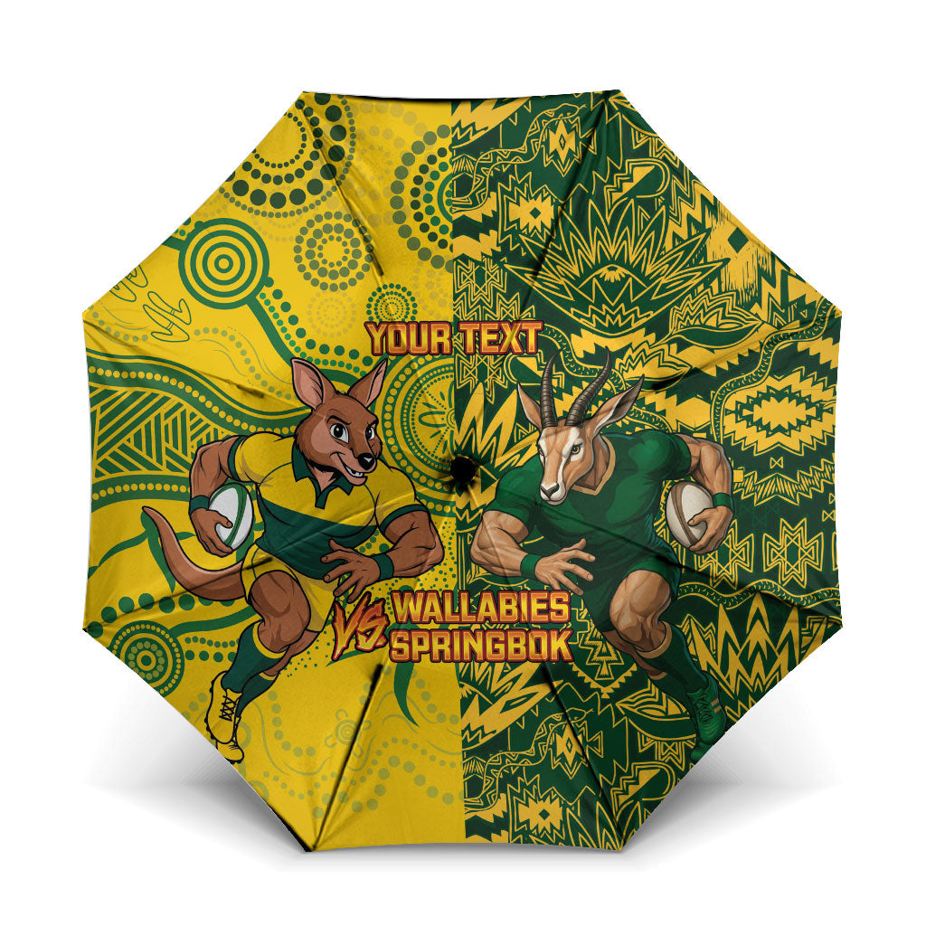 Custom Australia vs South Africa Umbrella Wallabies vs Springboks Two Nations One Battle
