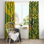 Custom Australia vs South Africa Window Curtain Wallabies vs Springboks Two Nations One Battle