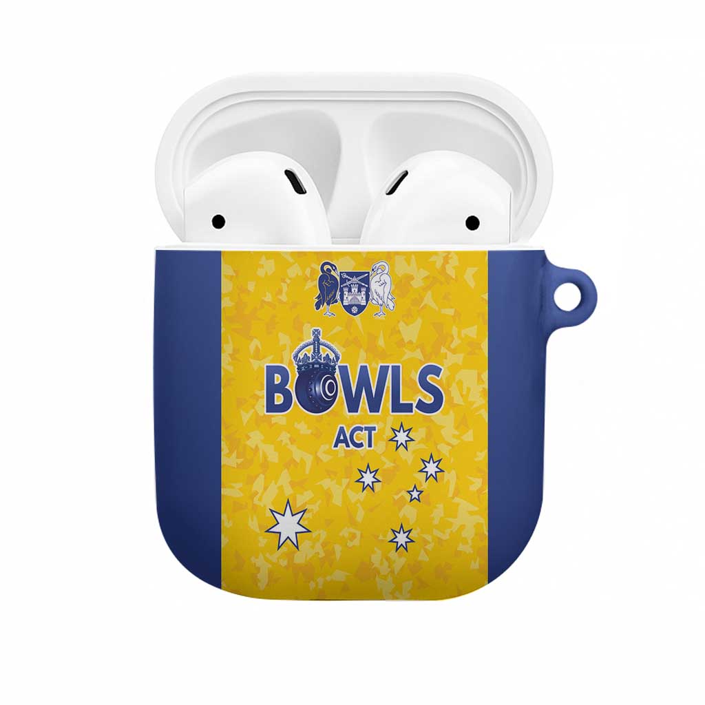 Australian ACT Lawn Bowls AirPods Case Aussie Minimalist Style - Aussie Hoodie