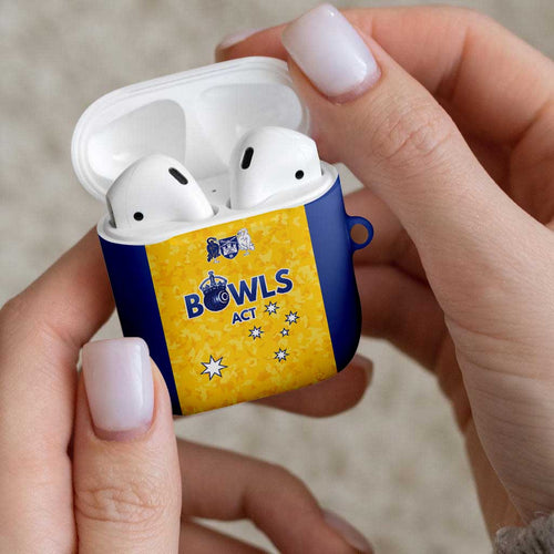 Australian ACT Lawn Bowls AirPods Case Aussie Minimalist Style - Aussie Hoodie