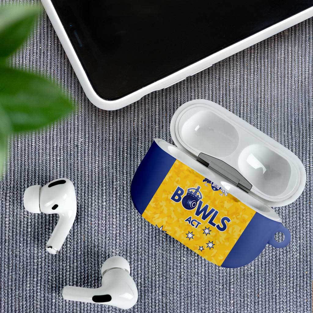 Australian ACT Lawn Bowls AirPods Case Aussie Minimalist Style - Aussie Hoodie