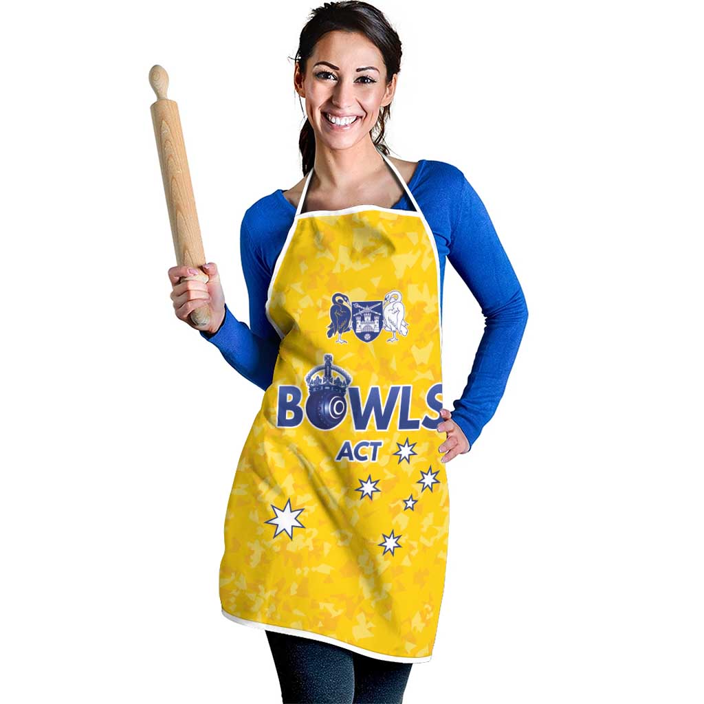 Australian ACT Lawn Bowls Apron Aussie Minimalist Style - Aussie Hoodie