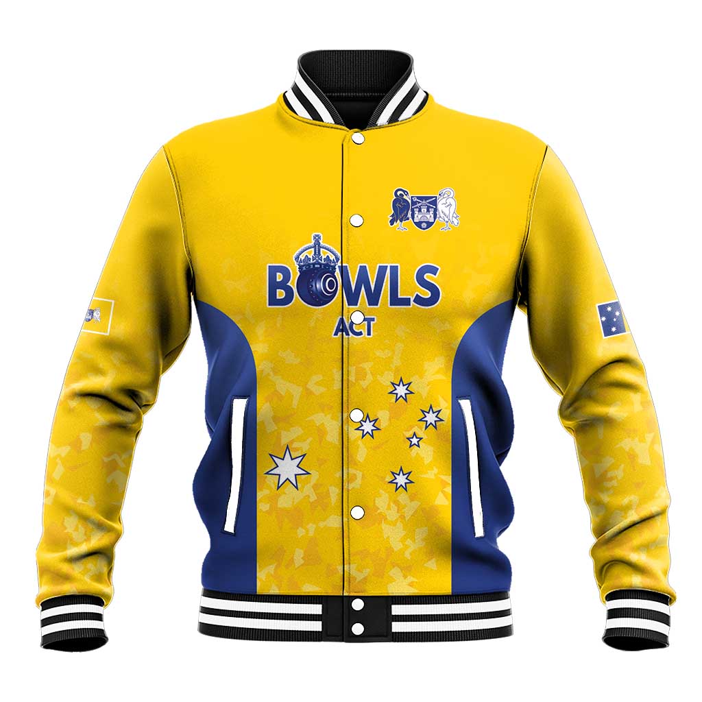 Australian ACT Lawn Bowls Custom Baseball Jacket Aussie Minimalist Style - Aussie Hoodie
