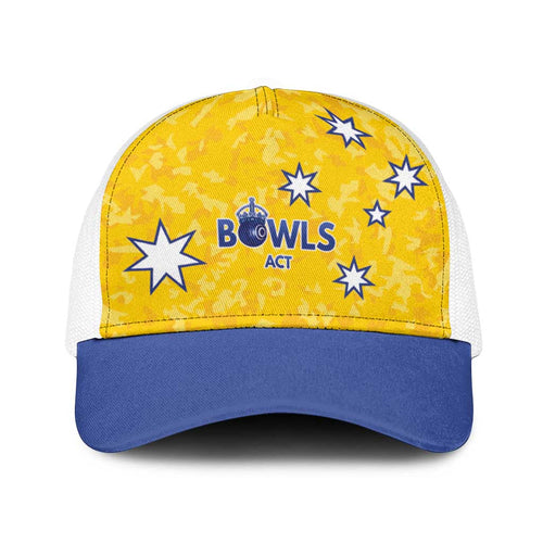 Australian ACT Lawn Bowls Baseball Net Cap Aussie Minimalist Style - Aussie Hoodie