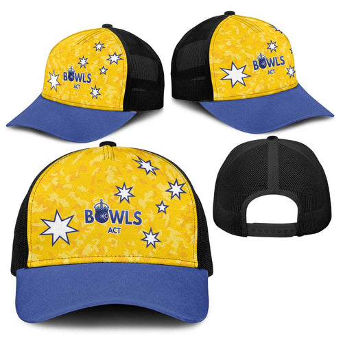 Australian ACT Lawn Bowls Baseball Net Cap Aussie Minimalist Style - Aussie Hoodie